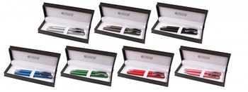 Sadpex, Zestaw długopis, pióro wieczne, Aston w etui 38 Cresco, 830063 - SADPEX