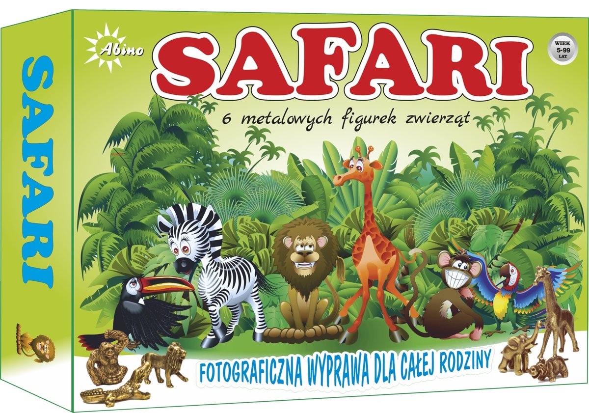 Safari, gra zespołowa, Abino, gra planszowa