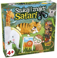 Safari Szukaj i znajdź, gra planszowa, Tacitc