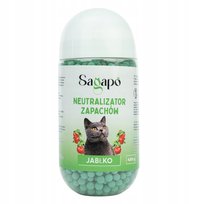SAGAPO Neutralizator ekologiczny preparat do żwirku kuweta dla kota Jabłko