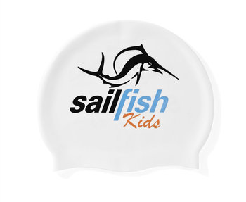 sailfish Kids Czepek Pływacki dla dzieci Silikonowy white - SAILFISH