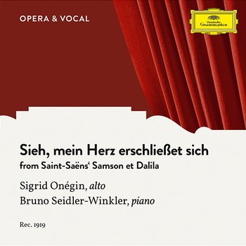 Saint-Saëns: Samson et Dalila: Sieh, mein Herz erblüht für dich - Sigrid Onégin, unknown orchestra