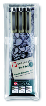 Sakura, cienkopisy do Zentangle, 3 sztuki - BRUYNZEEL