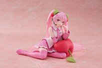 Sakura Miku Desktop Cute Figure (Cherry Cushion Ver.) Taito