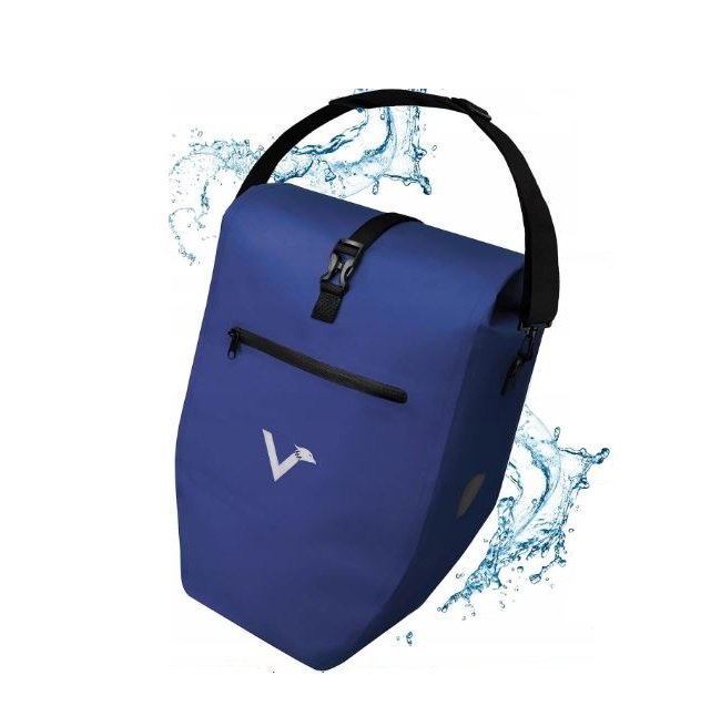 Sakwa rowerowa tylna Valkental ValkBasic Blue 2w1 28L Granatowa - inna ...