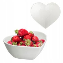 Salaterka porcelanowa serce miseczka na przekąski dip Altom Design 16,5 cm