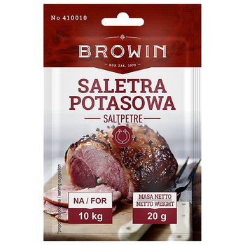 Saletra potasowa Browin do peklowania mięsa 20 g - Browin