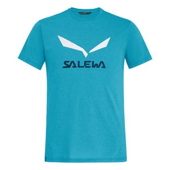 SALEWA Koszulka męska SOLIDLOGO DRI-RELEASE M SS-L-Granatowy - Salewa