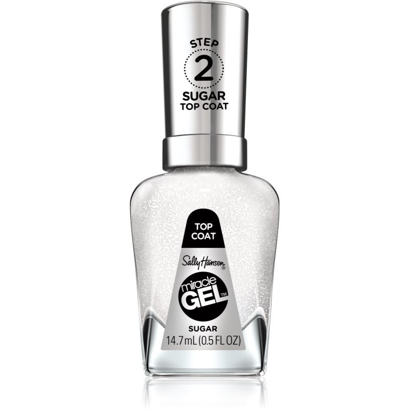 Empik Sally Hansen Miracle Gel™ lakier nawierzchniowy do paznokci zapewniający błyszczący połysk odcień 103 Sugar 14,7 ml