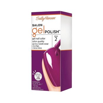Sally Hansen, Salon Gel Polish Step 2, Lakier Do Paznokci, 252 Polished Purple, 7 ml - Sally Hansen