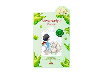 Sally's Box, Loverecipe, celulozowa nawilżająco-wygładzająca maska w płachcie Aloe, 20 ml - Sally's Box