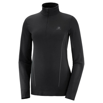 Salomon, Bluza, Comet Seamless Half Zip WLC1354000, czarny, rozmiar M  - Salomon