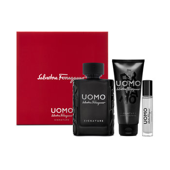 Salvatore Ferragamo: Uomo cheapest (Eau De Toilette) Sealed boxed (3 Piece) Combo Set!