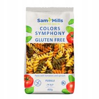 Sam Mills Makaron Bezglutenowy Świderki Trzy Kolory 400G