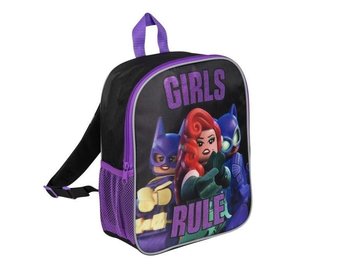 Sambro, plecak przedszkolny, Lego Batman, Girl Rule, czarno-fioletowy - Sambro