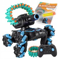 Samochód Czołg zdalnie sterowany DUŻY STRZELAJĄCY rzutkami auto PLAYIO