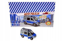 Samochód Policja Van Radiowóz Światło Dźwięk Napęd Hipo