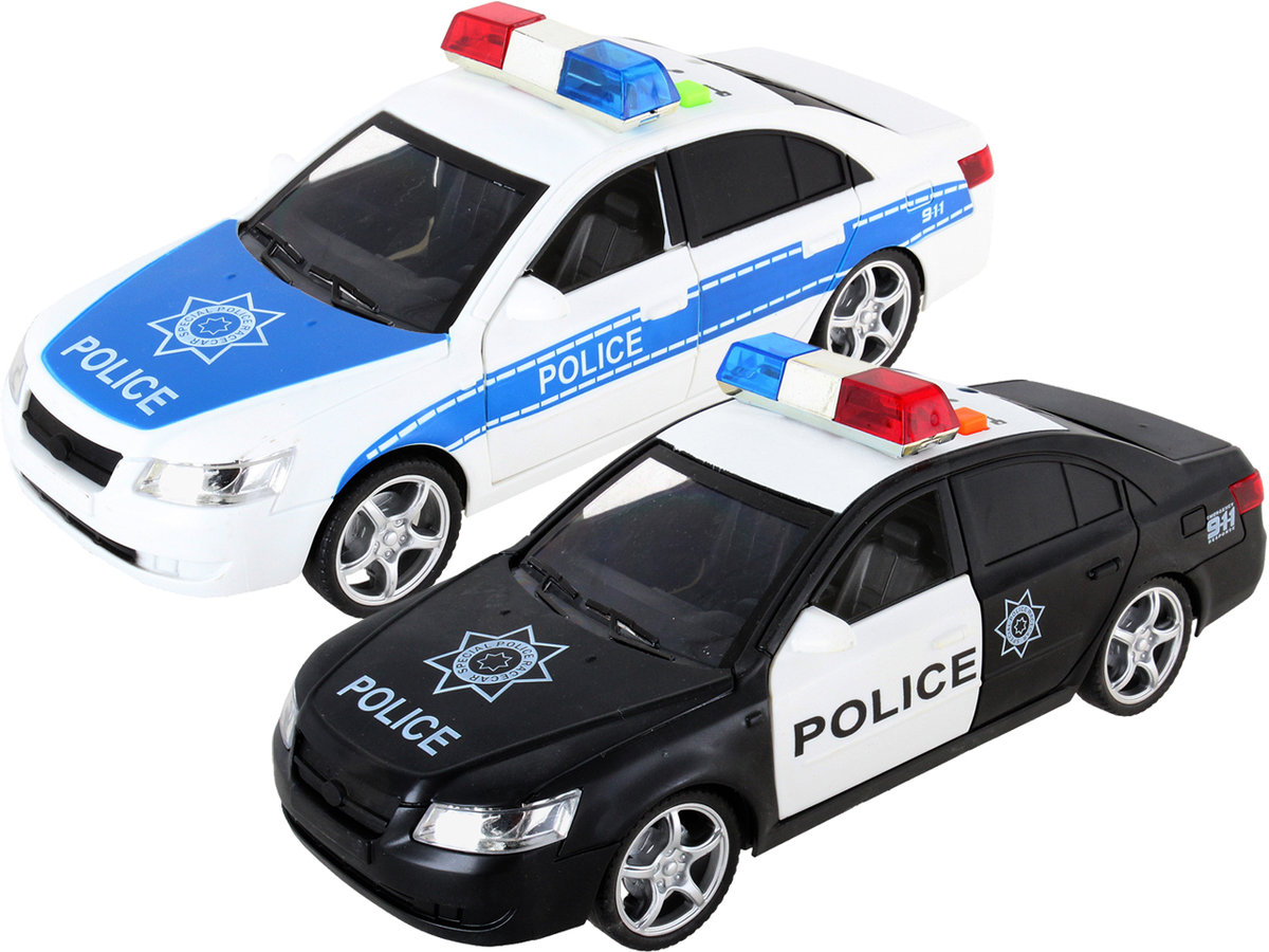 Фото - Машинка Samochód Policyjny Auto POLICJA Światło Dźwięk 1:16 syrena MIX Kolor wysył