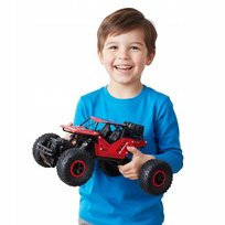 Samochód Rc Rock Sterowany Auto Terenowy Xxl Duże Koła 2 Silniki Solidne