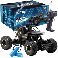 Samochód Zdalnie Sterowany Duże Auto Rc Metal Terenowy 4X4 + 2 Akumulatory