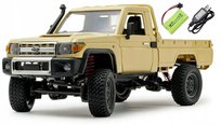 Samochód Zdalnie Sterowany Rc Toyota Lc79 Terenowy 4X4 Offroad Piaskowy