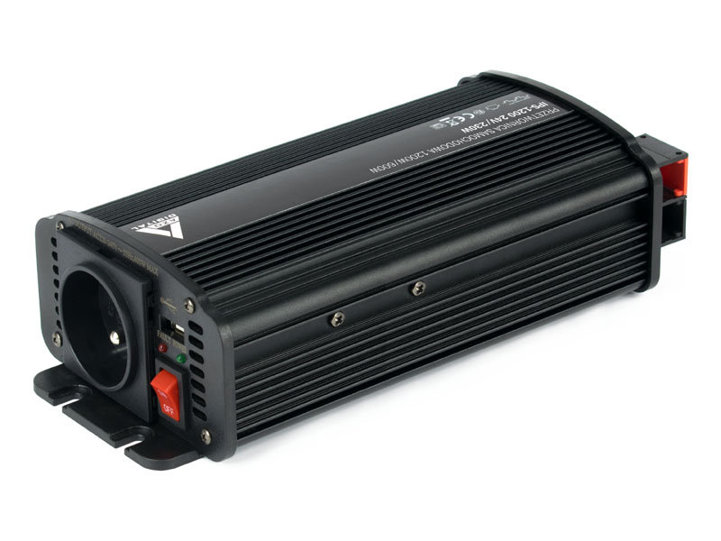 Samochodowa Przetwornica Napięcia 12 VDC / 230 VAC IPS-1200U 1200W ...