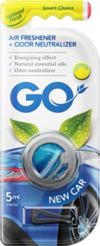 Samochodowy Odświeżacz Powietrza GO - New Car - Trwały Zapach do Auta - ELIX