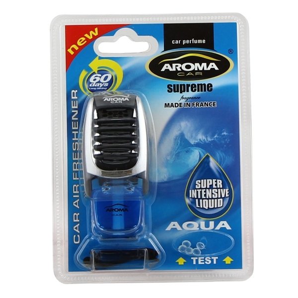 Samochodowy odświeżacz powietrza na kratkę wentylacyjną AROMA CAR Aqua