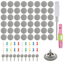 Samochodowy zestaw do naprawy podsufitki Heckermann A088 Jasnoszary Grey-White