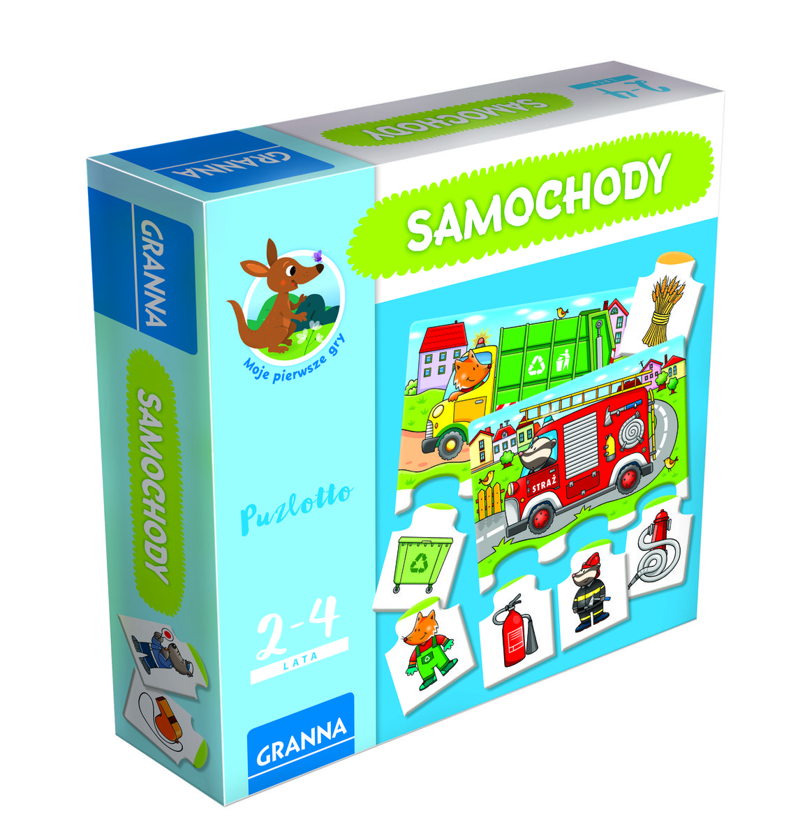 Samochody, gra planszowa, GRANNA