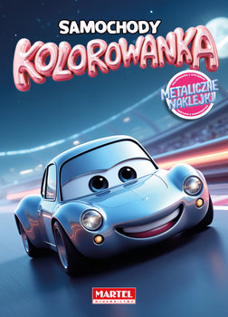 Samochody. Kolorowanka z naklejkami metalicznymi - Maciej Ratajczyk
