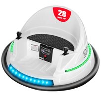 Samochodzik Jeźdźik Elektryczny Dla Dzieci Na Akumulator 6v Z Pilotem Biały