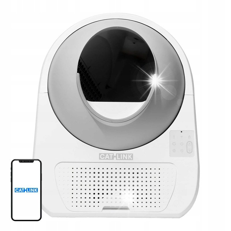 Samoczyszcząca Kuweta Z kamerą AI Dla Kotów Catlink Scooper Pro Ultra ...