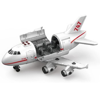 Samolot DIY z efektami dźwiękowymi i świetlnymi, można go wielokrotnie skręcać i rozkręcać, bardzo wytrzymały - Inna marka