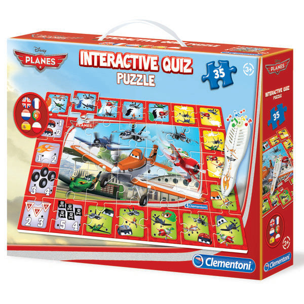 Samoloty, gra logiczna Quiz Interaktywny, Clementoni