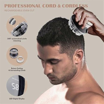 Samoobsługowa inteligentna maszynka do strzyżenia włosów dla mężczyzn, profesjonalna maszynka do strzyżenia włosów, ładowanie o długiej żywotności, zestaw do pielęgnacji elektrycznej - Inny producent