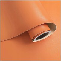 SAMOPRZYLEPNA TAPETA POMARAŃCZOWA MATOWA ŚCIENNA OKLEINA MEBLE 60cm x 10m