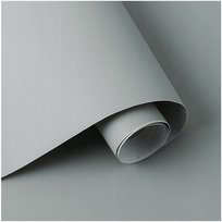 SAMOPRZYLEPNA TAPETA SZARA MATOWA ŚCIENNA OKLEINA MEBLE 60cm x 10m