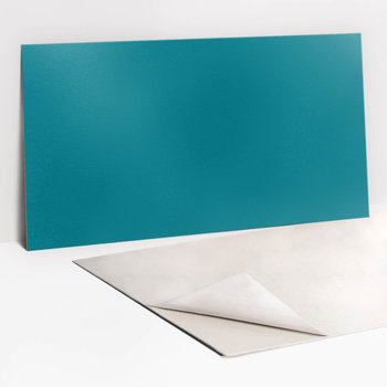 Samoprzylepny Dekor Ścienny 100x50 cm - Kolor turkusowy - Tulup