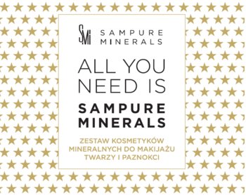 Sampure Minerals All You Need Is, Zestaw kosmetyków minreralnych do makijażu, 4 szt. - Sampure Minerals