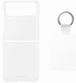 SAMSUNG Etui Clear Cover z pierścieniem do Galaxy Z Flip 3 Transparent - Samsung Electronics