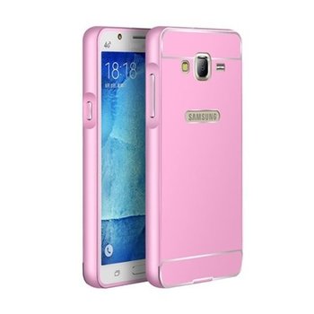 Samsung Galaxy J5 etui aluminium bumper case, różowy - EtuiStudio