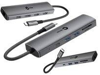 Samsung HUB USB-C 100W Więcej Portów i Ładowanie Jednym Kablem 2 monitory