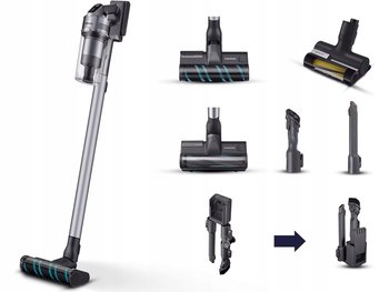 SAMSUNG Jet 75E Odkurzacz Pionowy Vs20B75Acr5 Do Podłóg I Dywanów Filtracja - Samsung