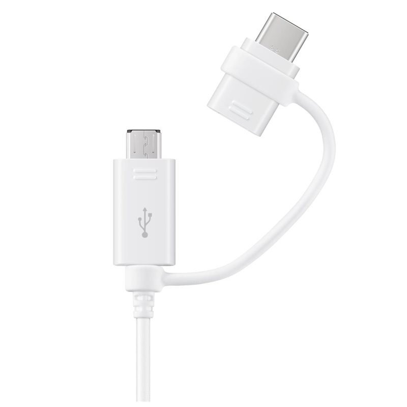 SAMSUNG Kabel combo (USB Typ C i Micro USB) White