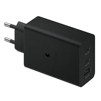 SAMSUNG Ładowarka sieciowa 65W EP-T6530 (2x USB C, 1x USB A, bez kabla) Black - Samsung Electronics