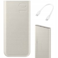 SAMSUNG Powerbank (In/Output Typ C) 10,000mAh, Super fast charge 25W Beige