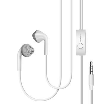 Samsung Słuchawki Przewodowe Jack 3,5 Mm Zdalne Sterowanie Mikro Białe - Samsung Electronics