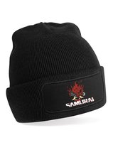 SAMURAI CYBERPUNK GRA CZAPKA ZIMOWA BEANIE ONE SIZE CZARNA Inna marka