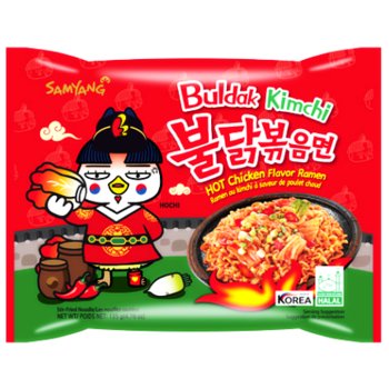 Samyang  Buldak koreańska zupa instant Kimchi Ostry Kurczak 135g - Inna marka